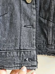 Black Denim Jacket (fleece lining)