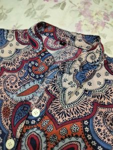 Bohemian Paisley Print Kurta
