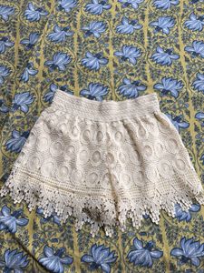 Boho Crochet Lace Shorts