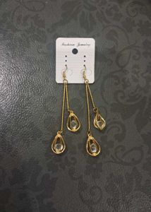 💎1️⃣ Elegant Gold Drop Earrings