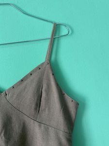 Studded V-Neck Cami Top