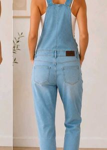 Light Wash Denim Overalls