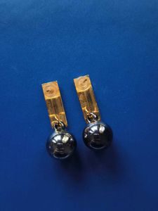 Gold &amp; Pearl Earrings