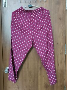 Magenta Floral Cord Set