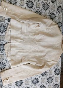 Teresia Textured Ivory Tweed Blazer
