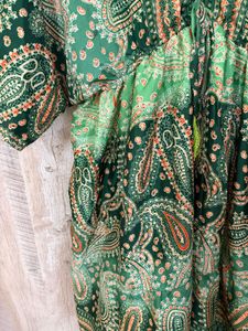 Bohemian Paisley Print Dress