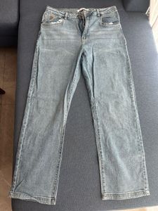 Stylish Light Wash Wide Leg Jeans