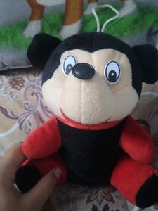 Cute Black and Red Plush Toy