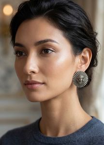 New Unique Vintage Face Earrings