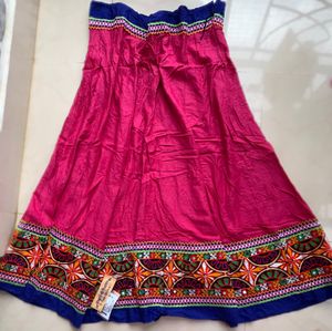 Embellished Lehenga Pink Skirt