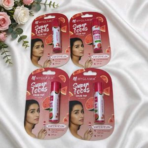 MyGlamm Color Pop Lip Balm - (4.6gm)pack Of 4
