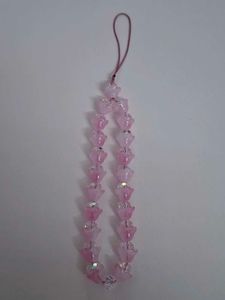 Beaded Flower Phone Charm Strap