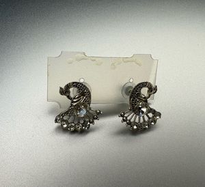 Elegant Peacock Design Earrings