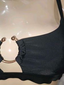 (100)Black Bra Top