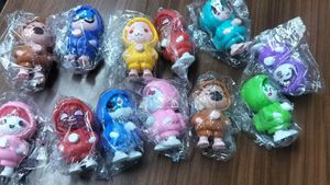 Cute face changing keychain
