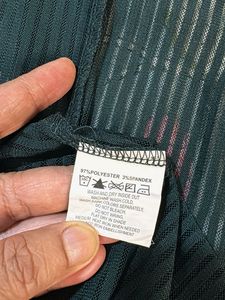 Green Ribbed Long jacket