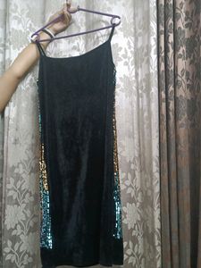 Sequence Velvet Dress
