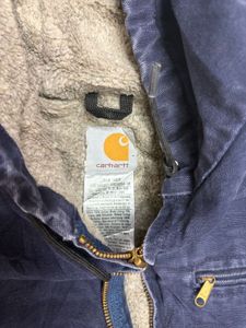 Carhartt Navy Blue Hooded Jacket