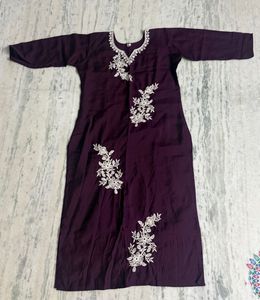 Elegant Embroidered Kurta