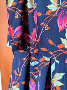 floral pattern frock dress
