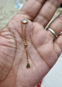 Anti tarnish Delicate Chain Ring with Crystal