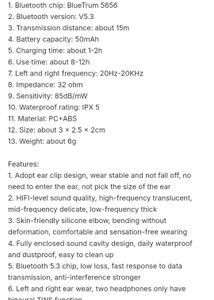 Bone Conduction Bluetooth Earphone