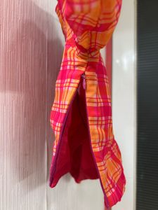Vibrant Plaid Blouse