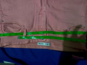 Women's Peach Colour Jeans