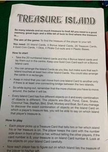Frank Treasure Island Board Game