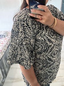 Patterned Off-Shoulder Top