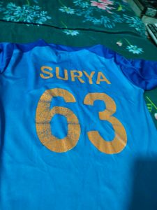 Men's Blue India Cricket Jersey