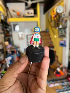 Perman Action figure on Pepsi cap Asahi T