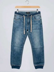 Men's Blue Jogger Jeans