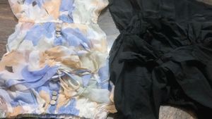 Chic Floral &amp; Black Dresses
