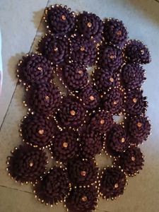 74 Pcs Decorative Handmade Flowers Combo