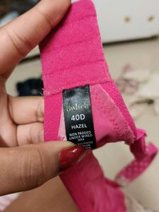 Lot of 2 Bras - Pink Polka Dot &amp; Floral Print