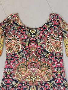 Vibrant Paisley Print Kurta