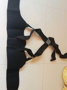 Black Posture Corrector Belt