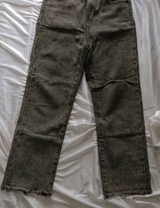 Kendall + Kylie Grey Straight Leg Jeans