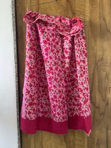 Beautiful Pink Floral Skirt