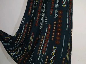Boho Chic Printed Maxi Dress with Spaghetti Strap