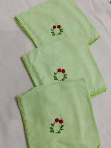 Hand Embroidered Handkerchief (Set of 3)