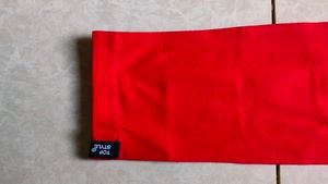 ANKLE LENGTH Vibrant Red Leggings