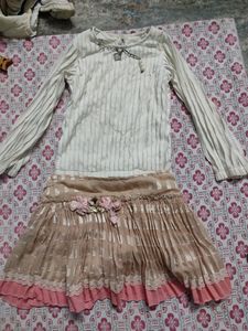 Girls Top And Skirt