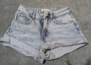 Light Wash Denim Shorts