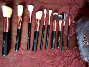 Zoeva 11 Makeup brushes with Pouch!