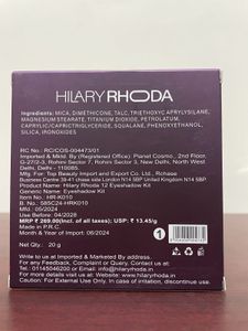 Eyeshadow Palette Hilary Rhoda New