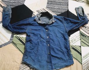 Classic Blue Denim Shirt