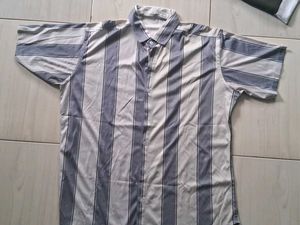 Bundle: Striped Polo &amp; Button-Up Shirt