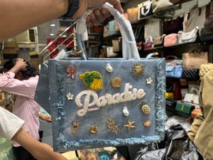 Original Aldo Denim PARADISETOTE Small Satchel